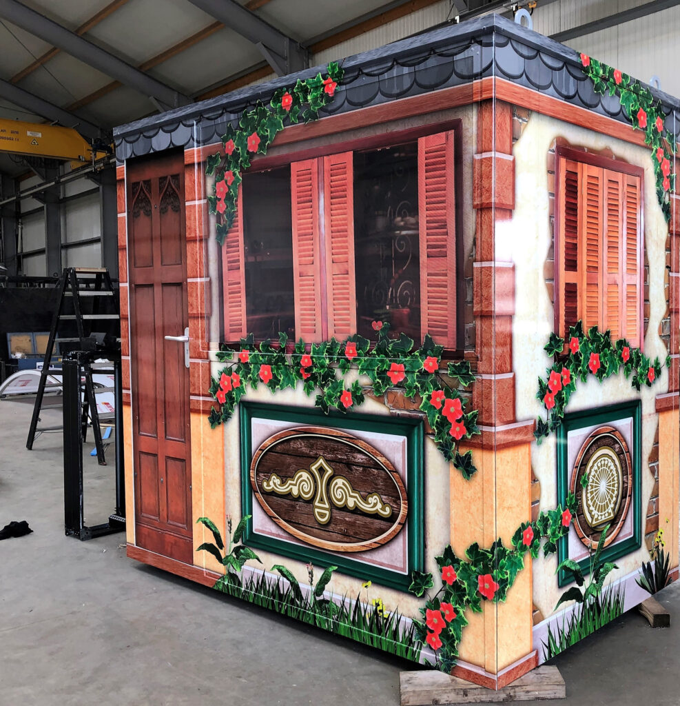 Customized controlbooth of the ferris wheel