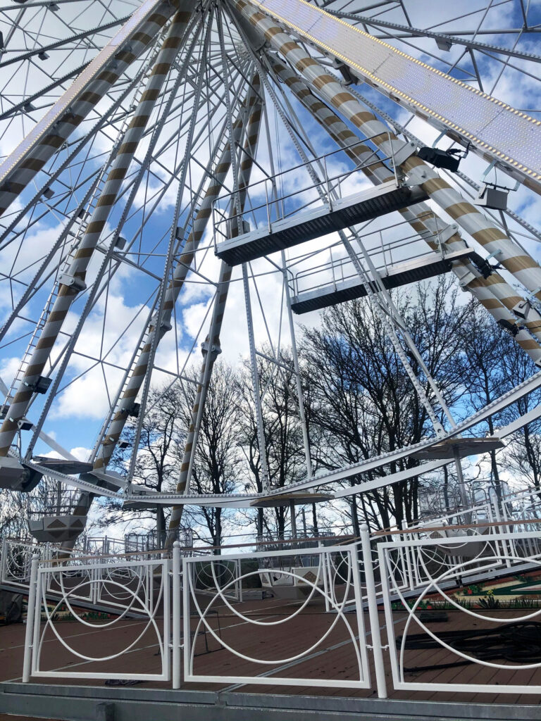 Angepasste Zäune vom Riesenrad